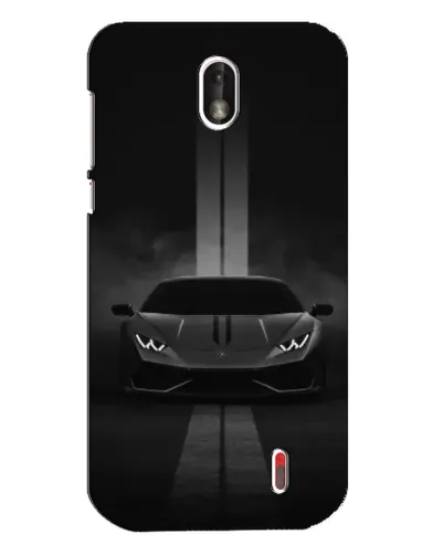 Чехол для Nokia 1 с картинкой «Lamborghini симметрия дорог»