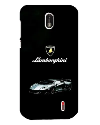 Чехол для Nokia 1 с картинкой «Логотип Lamborghini классика»