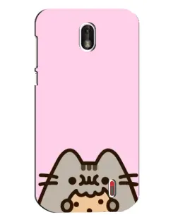 Чохол для Nokia 1 з картинкою «Pusheen та печиво» Чохол для Nokia 1 з картинкою «Pusheen та печиво»