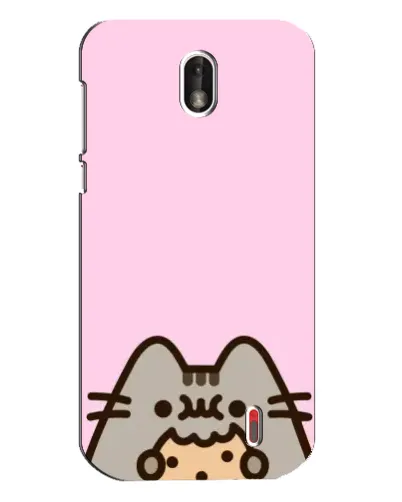 Чохол для Nokia 1 з картинкою «Pusheen та печиво»