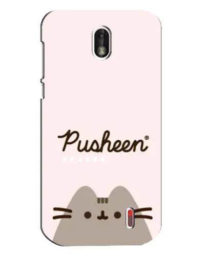 Чохол для Nokia 1 з картинкою «Pusheen логотип»