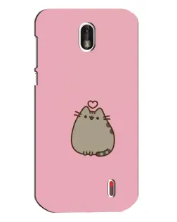 Чохол для Nokia 1 з картинкою «Pusheen серце»