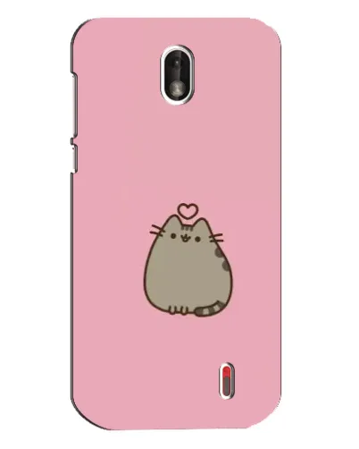 Чохол для Nokia 1 з картинкою «Pusheen серце»