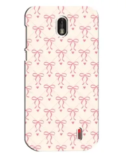 Чохол для Nokia 1 з картинкою «Рожеві бантики Coquette»