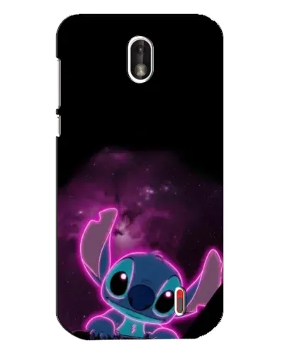 Чехол для Nokia 1 с картинкой «Неоновый Stitch»