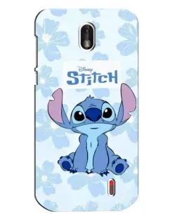Чехол для Nokia 1 с картинкой «Stitch среди цветов» Чехол для Nokia 1 с картинкой «Stitch среди цветов»