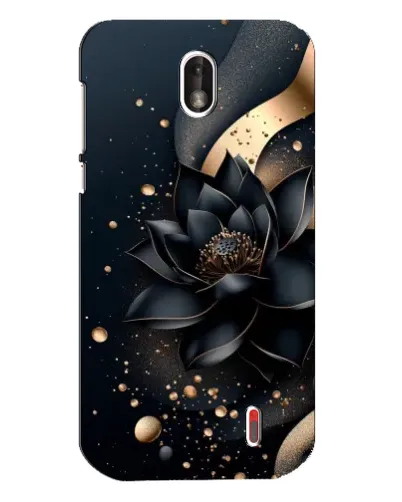 Чохол для Nokia 1 з картинкою «Чорний лотос»