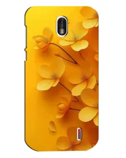 Чохол для Nokia 1 з картинкою «Золоті пелюстки»
