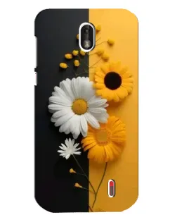 Чохол для Nokia 1 з картинкою «Соняшник та ромашка»