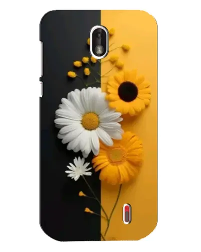 Чохол для Nokia 1 з картинкою «Соняшник та ромашка»