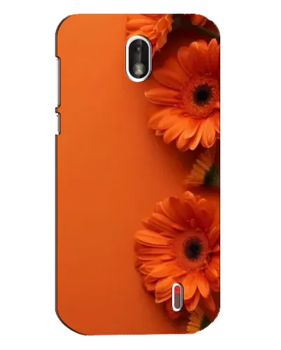 Чохол для Nokia 1 з картинкою «Помаранчеві гербери»