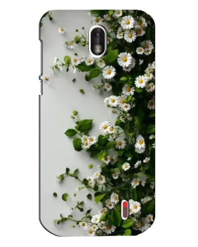 Чохол для Nokia 1 з картинкою «Гілка дрібних білих квітів»