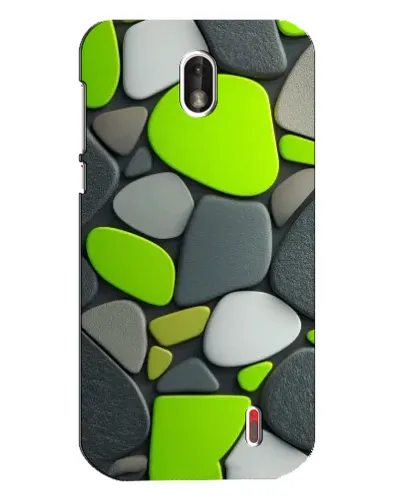 Чохол для Nokia 1 з картинкою «Яскрава неонова галька»