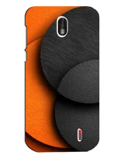 Чохол для Nokia 1 з картинкою «Геометрія помаранчевих кіл»