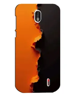 Чохол для Nokia 1 з картинкою «Помаранчевий розлом»