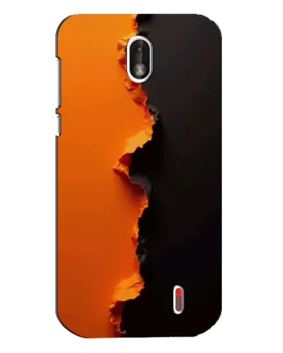 Чохол для Nokia 1 з картинкою «Помаранчевий розлом»