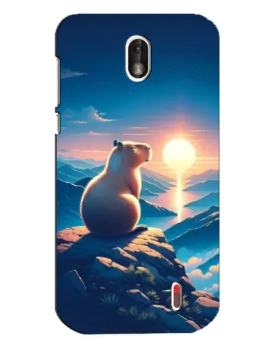 Чохол для Nokia 1 з картинкою «Захід сонця з капібарою» Чохол для Nokia 1 з картинкою «Захід сонця з капібарою»