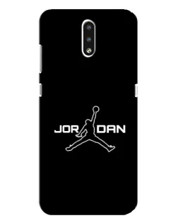Чехол для Nokia 2.3 с картинкой «Nike Pink Swirl»