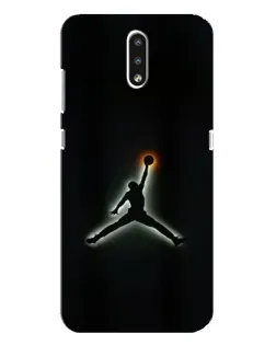 Чехол для Nokia 2.3 с картинкой «Jordan Gradient Logo»
