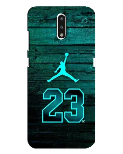 Чехол для Nokia 2.3 с картинкой «Jordan Cyan 23»