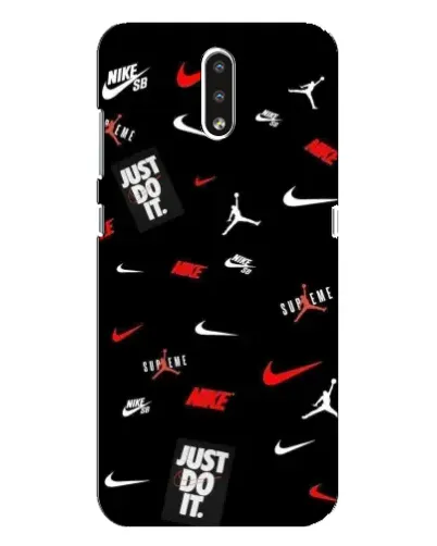 Чехол для Nokia 2.3 с картинкой «Nike Mix Pattern»