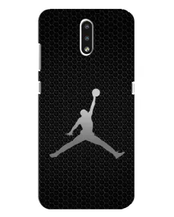 Чехол для Nokia 2.3 с картинкой «Jordan Dark Carbon»