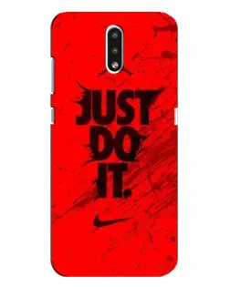 Чехол для Nokia 2.3 с картинкой «Nike Just Do It»