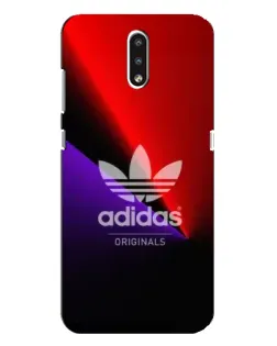 Чехол для Nokia 2.3 с картинкой «Adidas Red Neon»