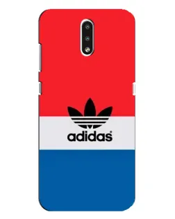 Чехол для Nokia 2.3 с картинкой «Ретро блоки Adidas»