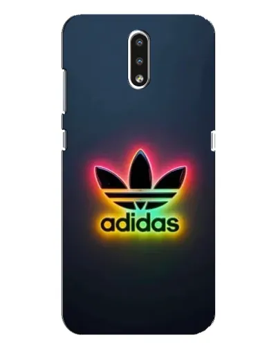 Чехол для Nokia 2.3 с картинкой «Неоновый Adidas»