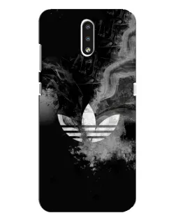 Чехол для Nokia 2.3 с картинкой «Абстрактный дым Adidas»