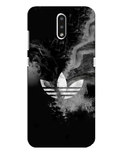 Чехол для Nokia 2.3 с картинкой «Абстрактный дым Adidas»
