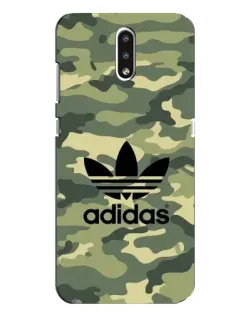 Чехол для Nokia 2.3 с картинкой «Милитари стиль Adidas»