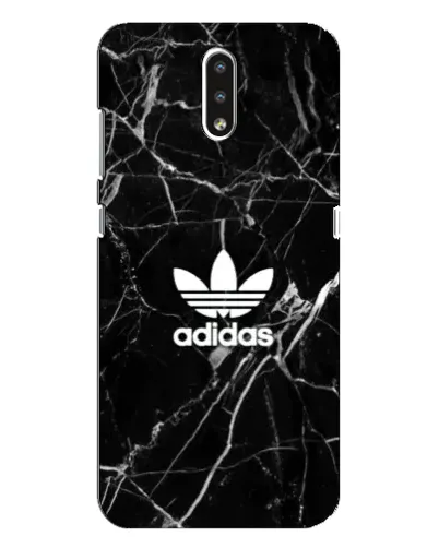 Чехол для Nokia 2.3 с картинкой «Белый мрамор Adidas»