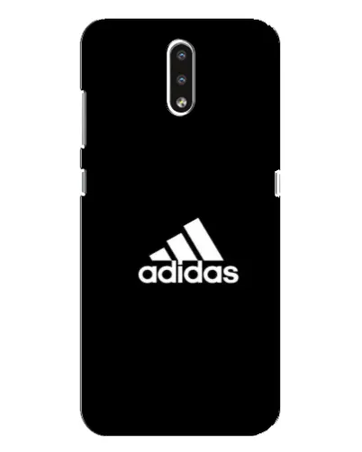 Чехол для Nokia 2.3 с картинкой «Черная классика Adidas»