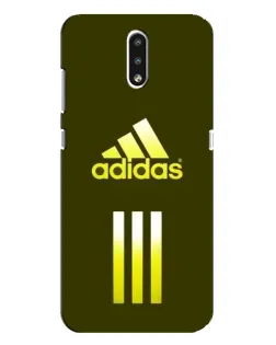 Чехол для Nokia 2.3 с картинкой «Оливковый градиент Adidas»