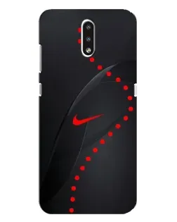 Чехол для Nokia 2.3 с картинкой «Абстрактный дизайн Nike»