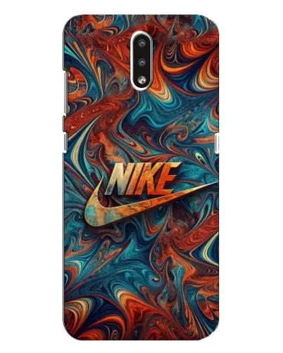 Чехол для Nokia 2.3 с картинкой «Nike в абстракции»