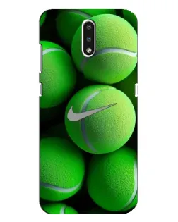 Чехол для Nokia 2.3 с картинкой «Теннисные мячи Найк»