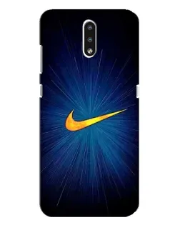 Чохол для Nokia 2.3 з картинкою «Синій пульс Nike»