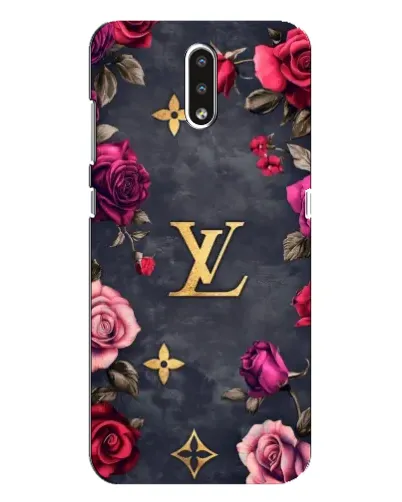Чехол для Nokia 2.3 с картинкой «Цветочный Louis Vuitton»