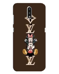 Чехол для Nokia 2.3 с картинкой «LV и Микки Маус»