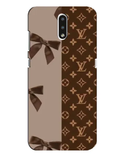 Чехол для Nokia 2.3 с картинкой «Louis Vuitton — банты»