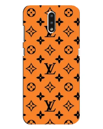 Чехол для Nokia 2.3 с картинкой «Оранжевый стиль LV»