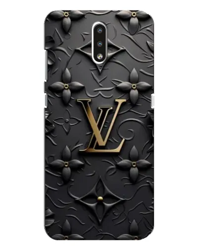 Чехол для Nokia 2.3 с картинкой «Кожаная текстура LV»
