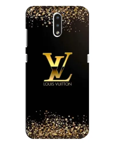 Чехол для Nokia 2.3 с картинкой «LV — золотые искры»