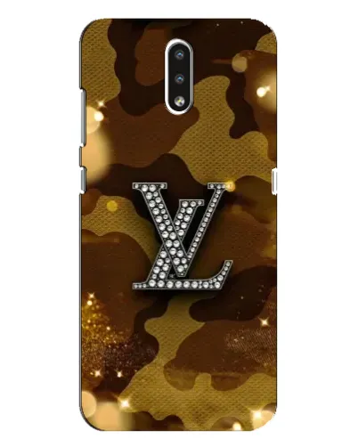 Чехол для Nokia 2.3 с картинкой «Камуфляжный Louis Vuitton»