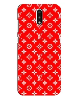 Чехол для Nokia 2.3 с картинкой «Яркий паттерн LV»