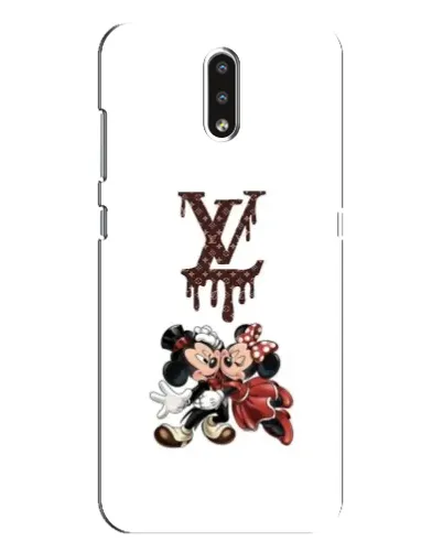 Чехол для Nokia 2.3 с картинкой «LV и Микки Маус»