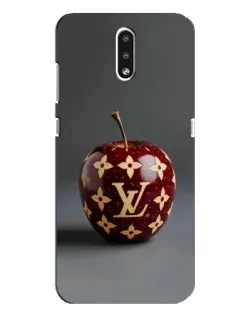 Чехол для Nokia 2.3 с картинкой «Красное яблоко LV»